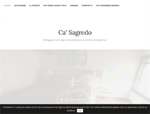 Tablet Screenshot of ca-sagredo.it